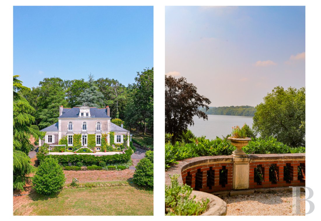 hôtels particuliers à vendre - pays-de-loire - À 15 km de Nantes, dominant les rives de l'Erdre,  une maison de plaisance et sa vue remarquable
